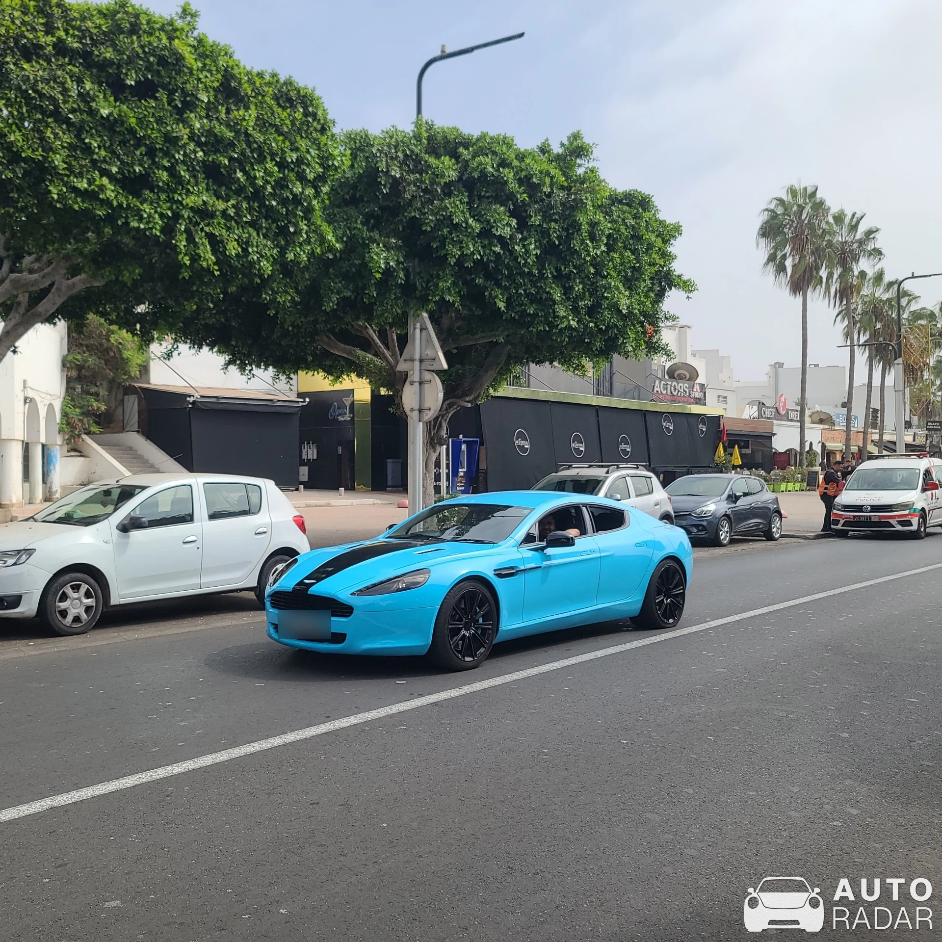 Aston Martin Rapide spotted in Agadir