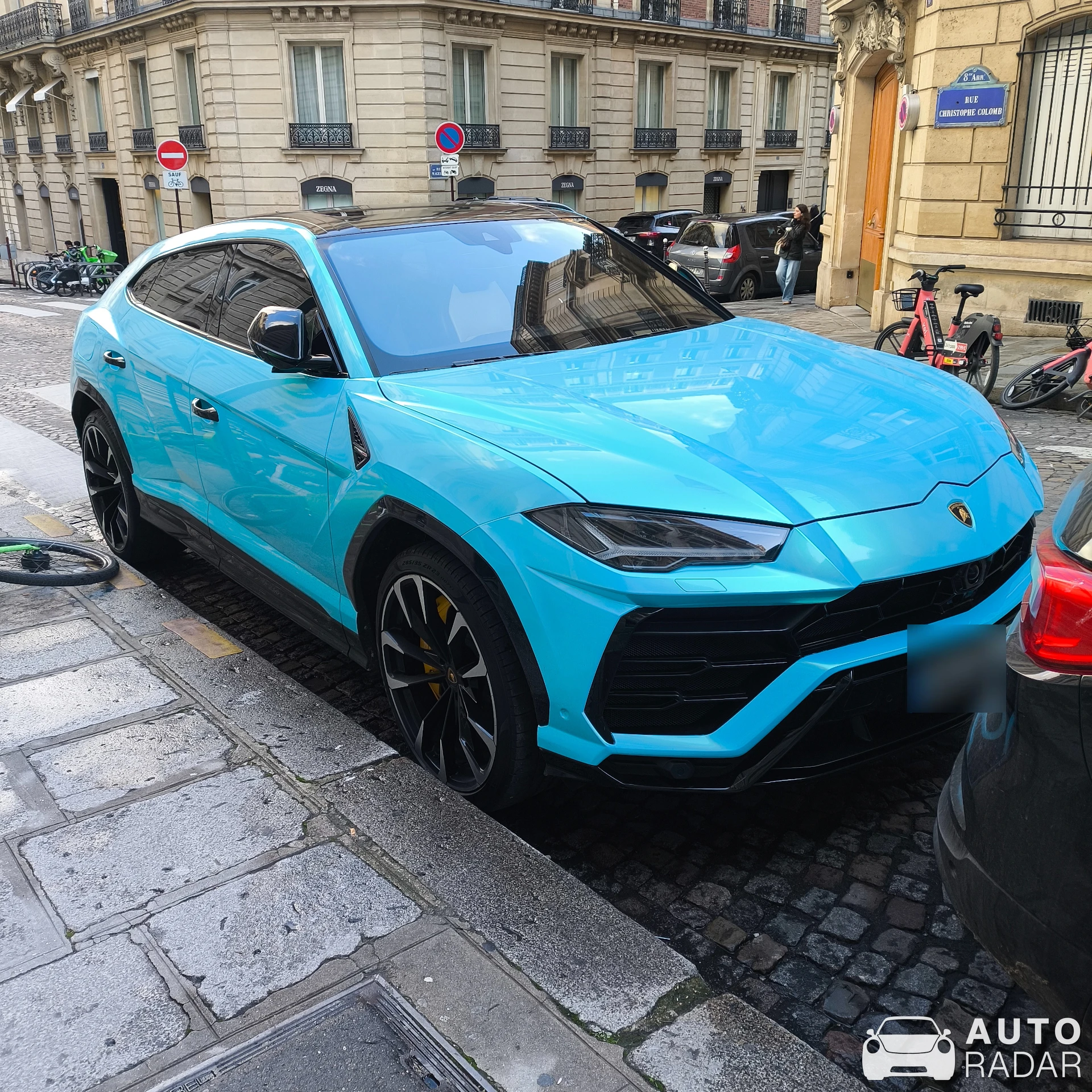 Lamborghini Urus spotted in Paris, France