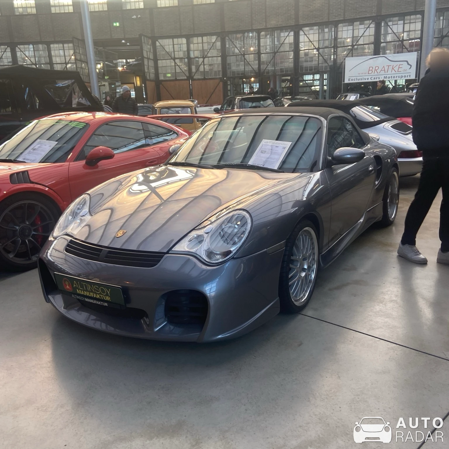 Porsche TechArt 996 Turbo Cabriolet spotted in Düsseldorf