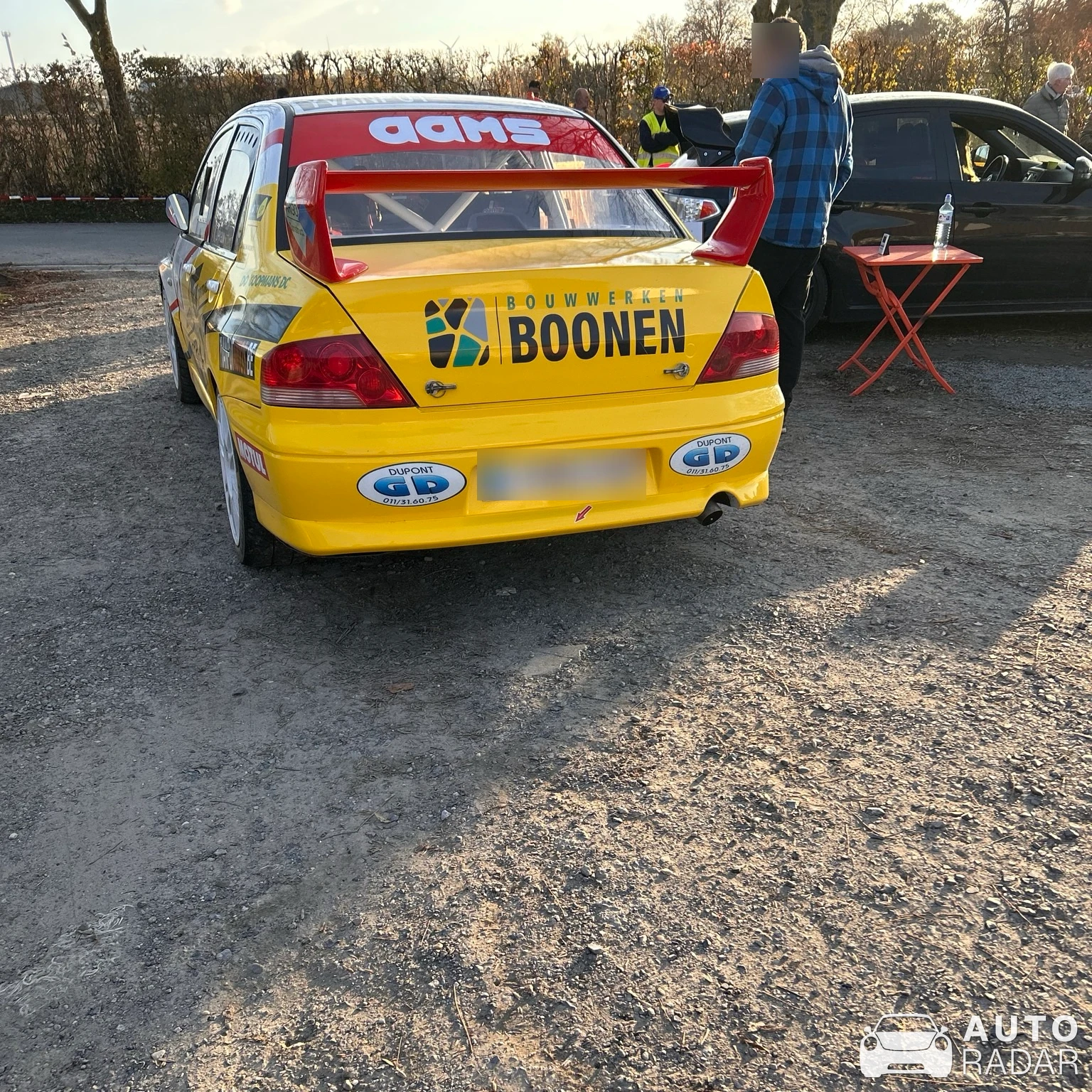 Mitsubishi Lancer Evolution IX Rally spotted in Gingelom