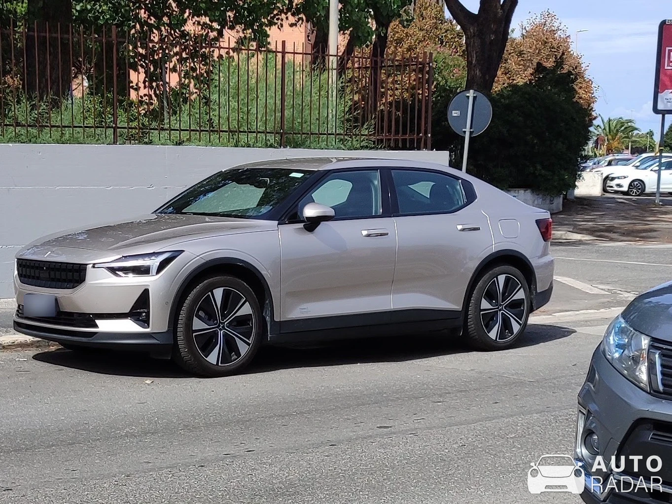 Polestar 2 spotted in Lido di Ostia
