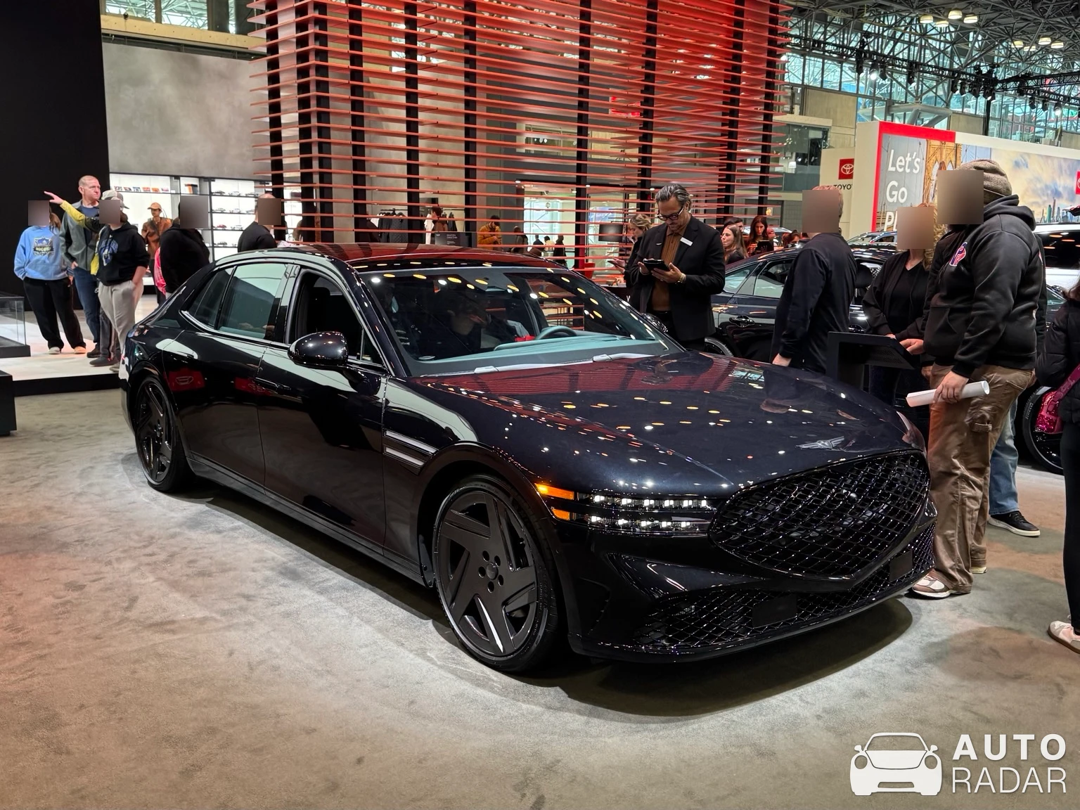 Genesis G80 spotted in New York