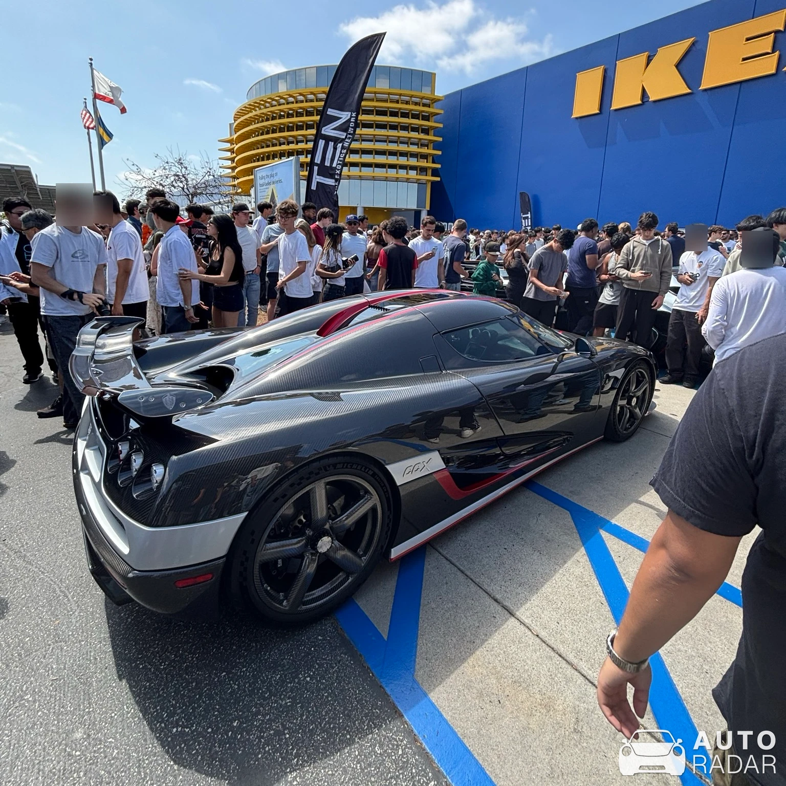 Koenigsegg CCX Ghost spotted in Costa Mesa
