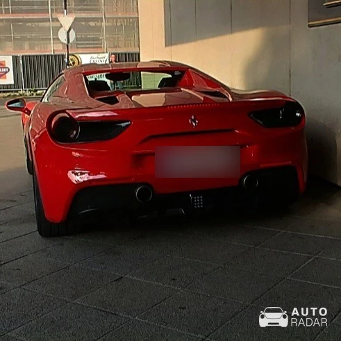 Ferrari 488 Spider spotted in Budapest, Hungary