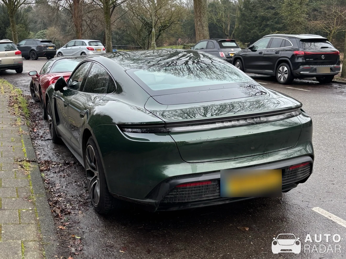 Porsche Taycan 4 spotted in Amsterdam
