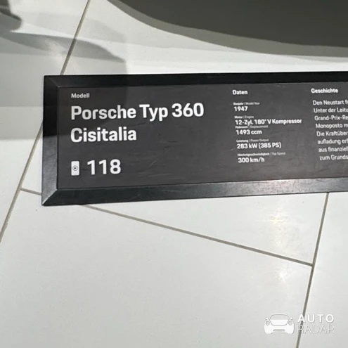 Porsche Type 360 Cisitalia spotted in Stuttgart