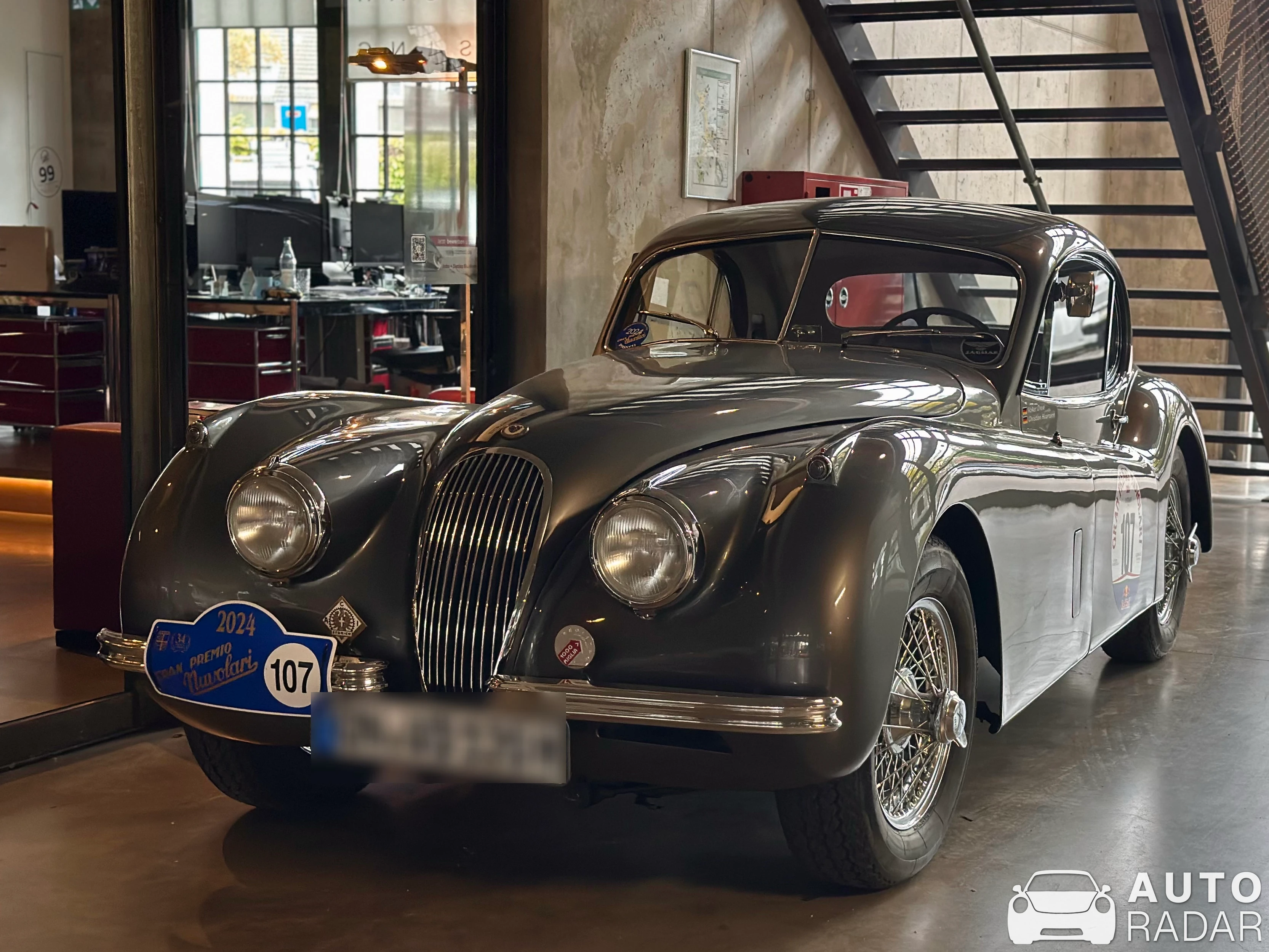 Jaguar XK140 spotted in Düsseldorf