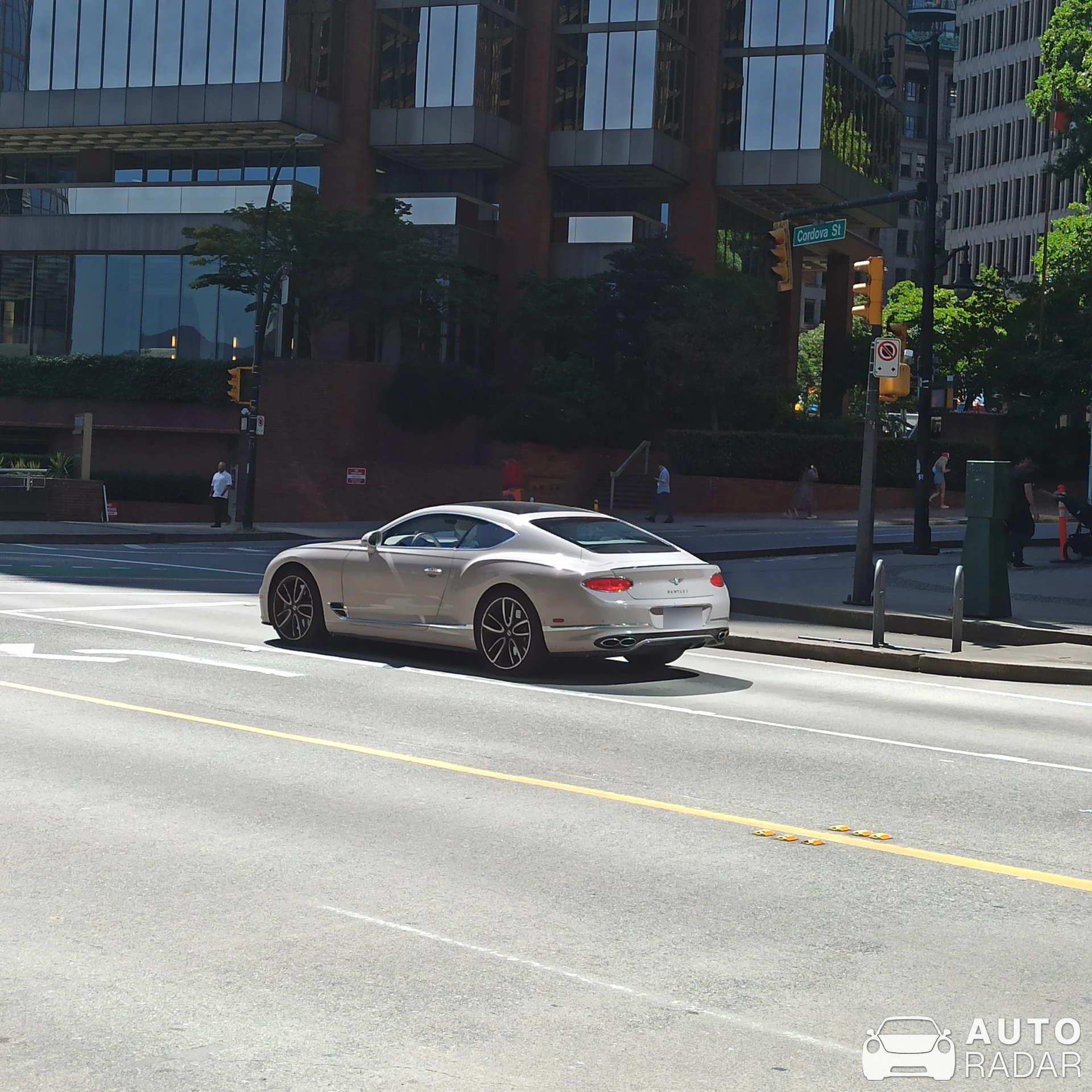 Bentley Continental GT spotted in Vancouver, Canada
