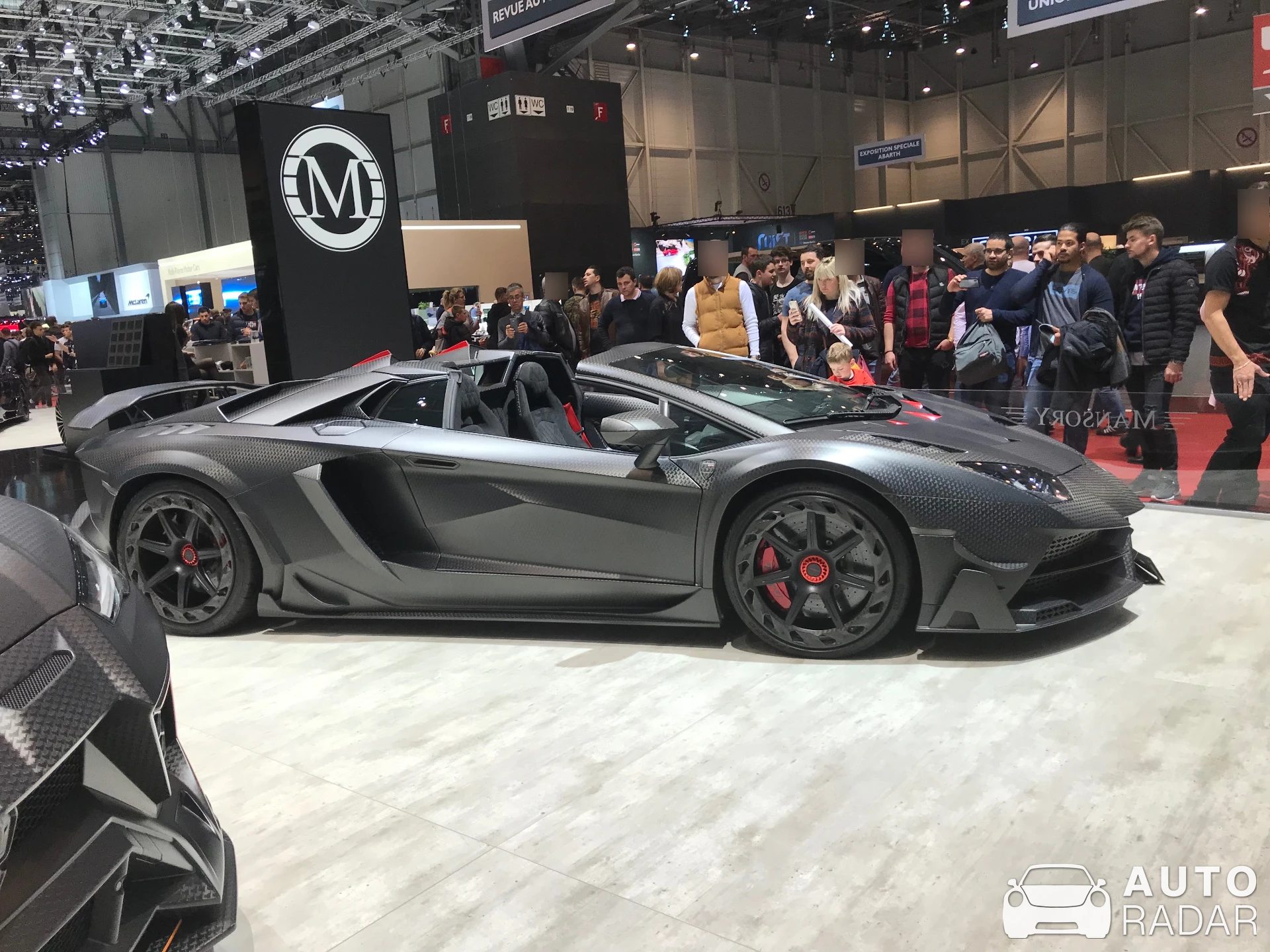 Lamborghini Aventador LP770-4 SVJ Mansory Carbonado Evo spotted in Le Grand-Saconnex