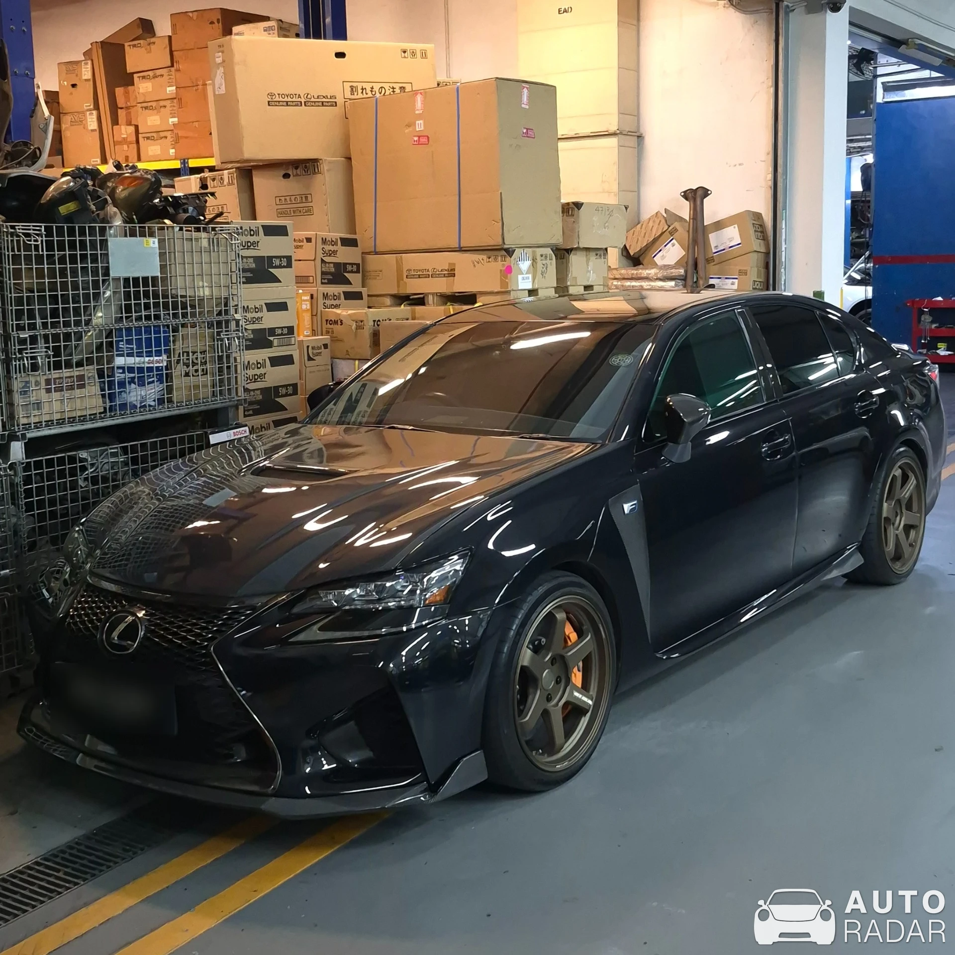 Lexus GS-F 2016 spotted in Singapore