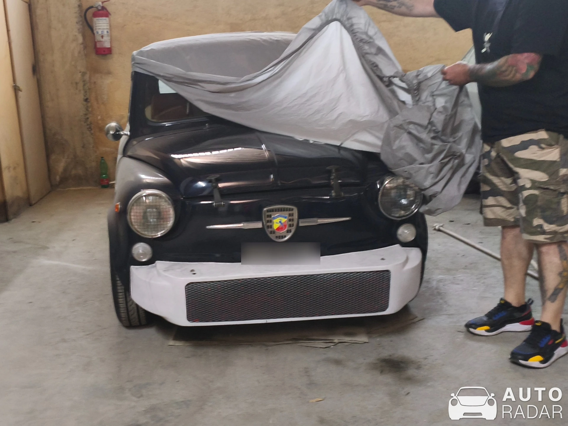 Abarth 1000 spotted in Palermo