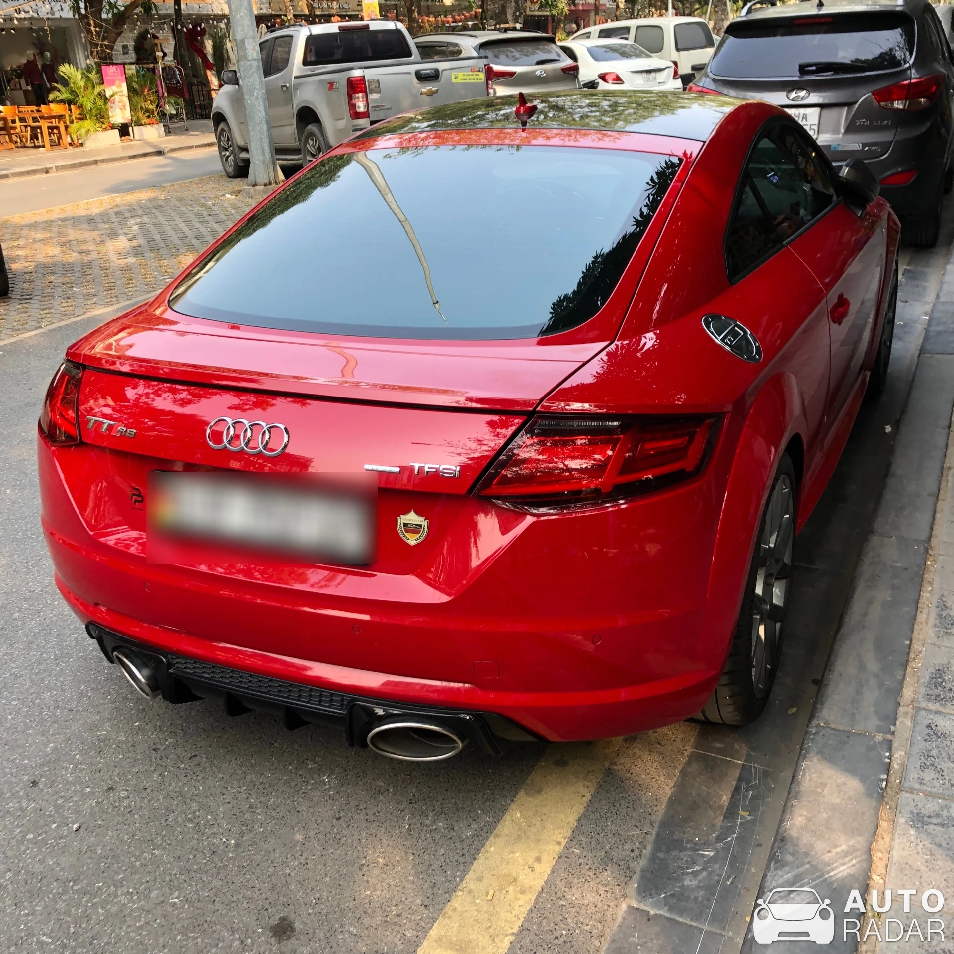 Audi TT 8S spotted in Văn Giang, Vietnam