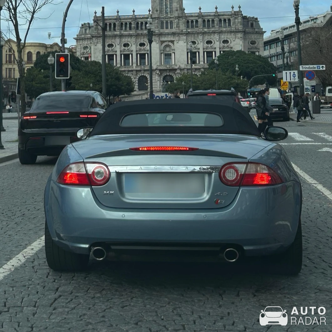 Jaguar XKR 4.2-S Convertible spotted in Porto