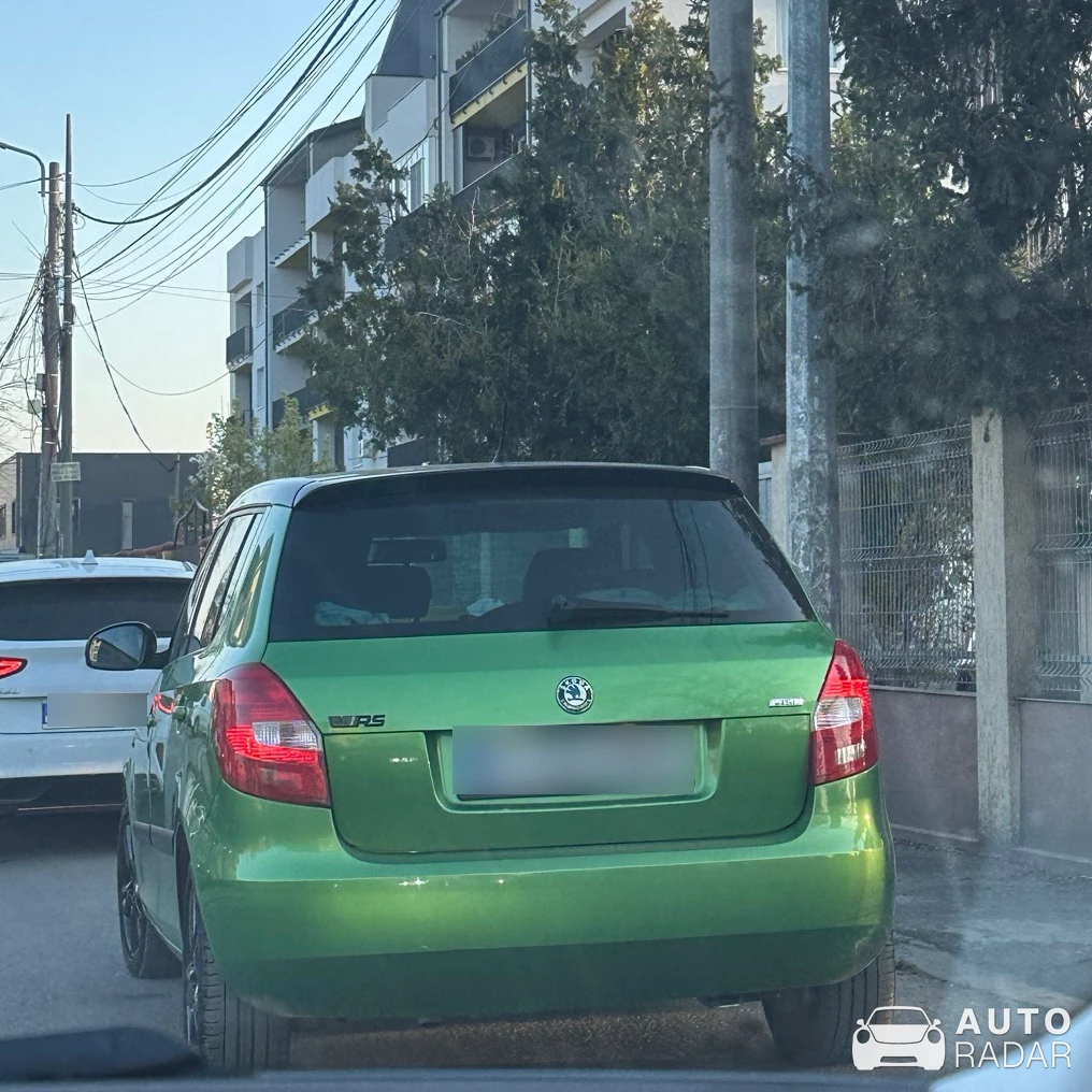 Škoda Fabia vRS spotted in București