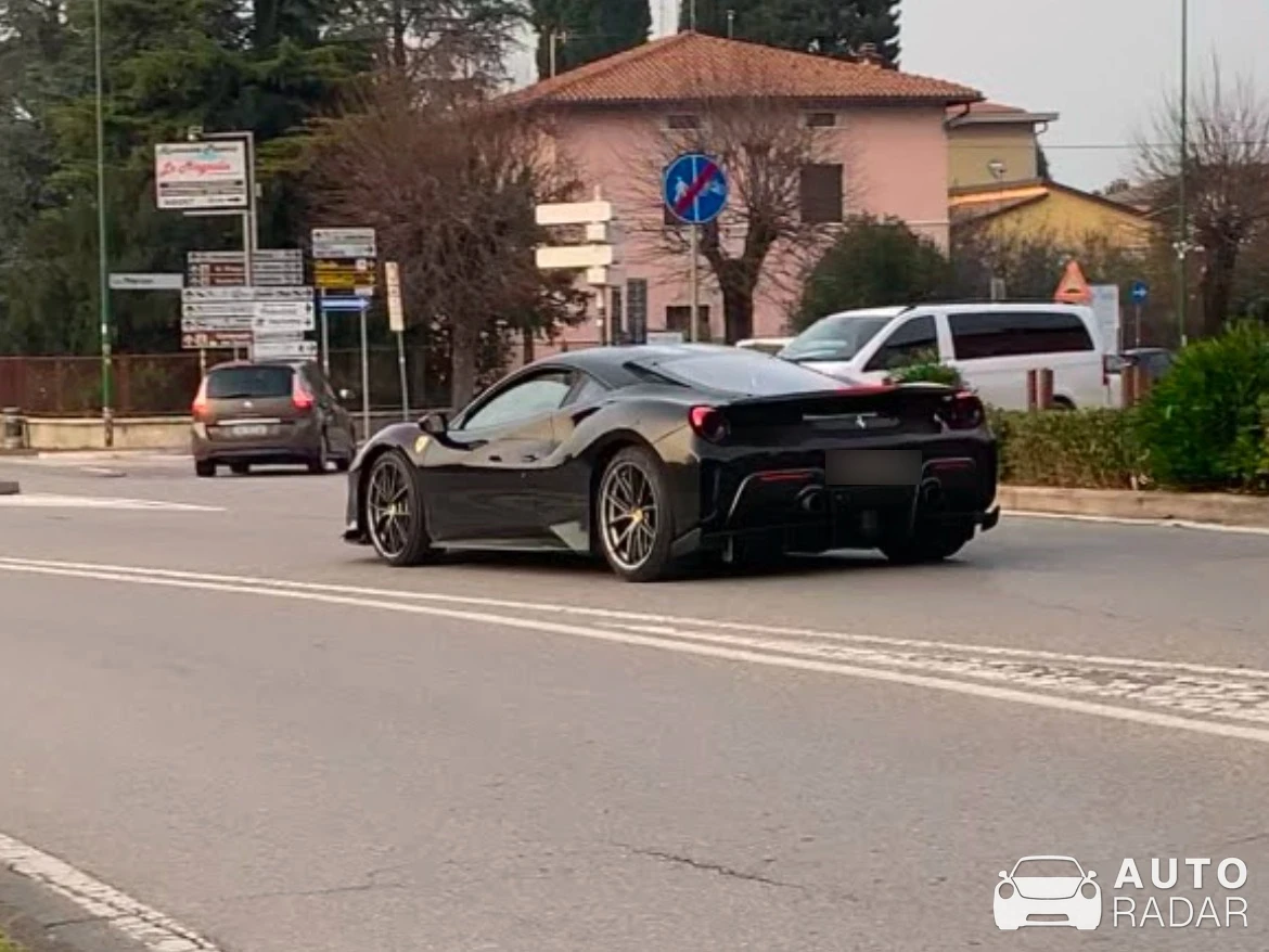 Ferrari 488 Pista spotted in Peschiera del Garda, Italy