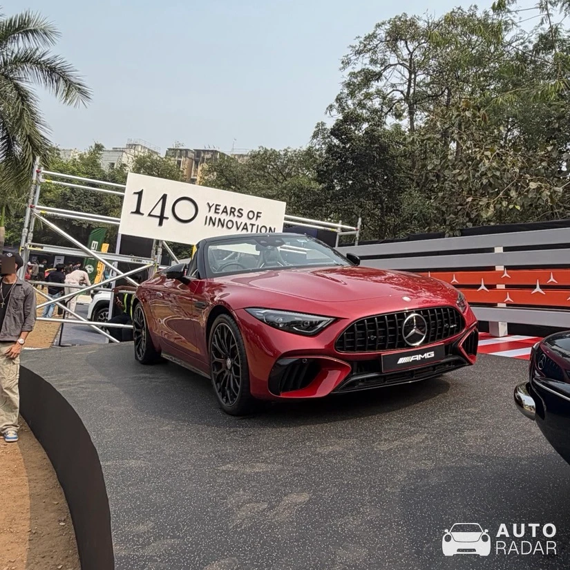 Mercedes-AMG SL 63 R232 spotted in Mumbai, India