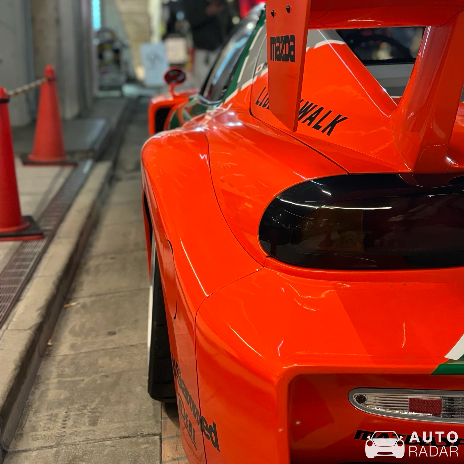 Mazda RX-7 Liberty Walk spotted in Shibuya