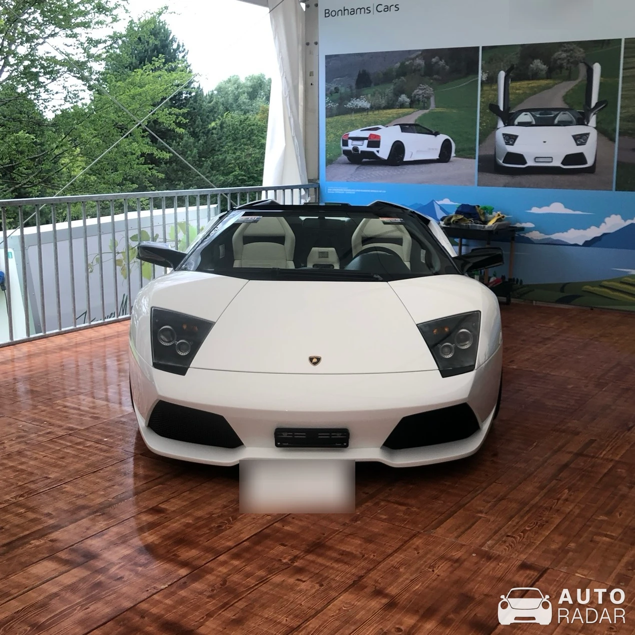 Lamborghini Murciélago LP640 Versace Roadster spotted in Chéserex
