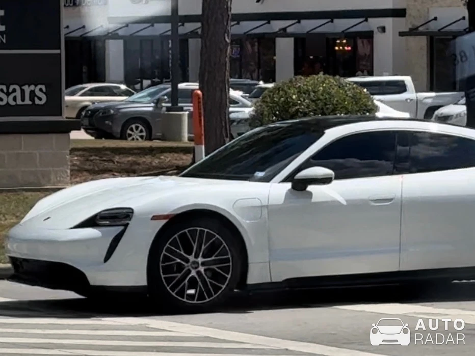 Porsche Taycan 4 spotted in The Woodlands, United States