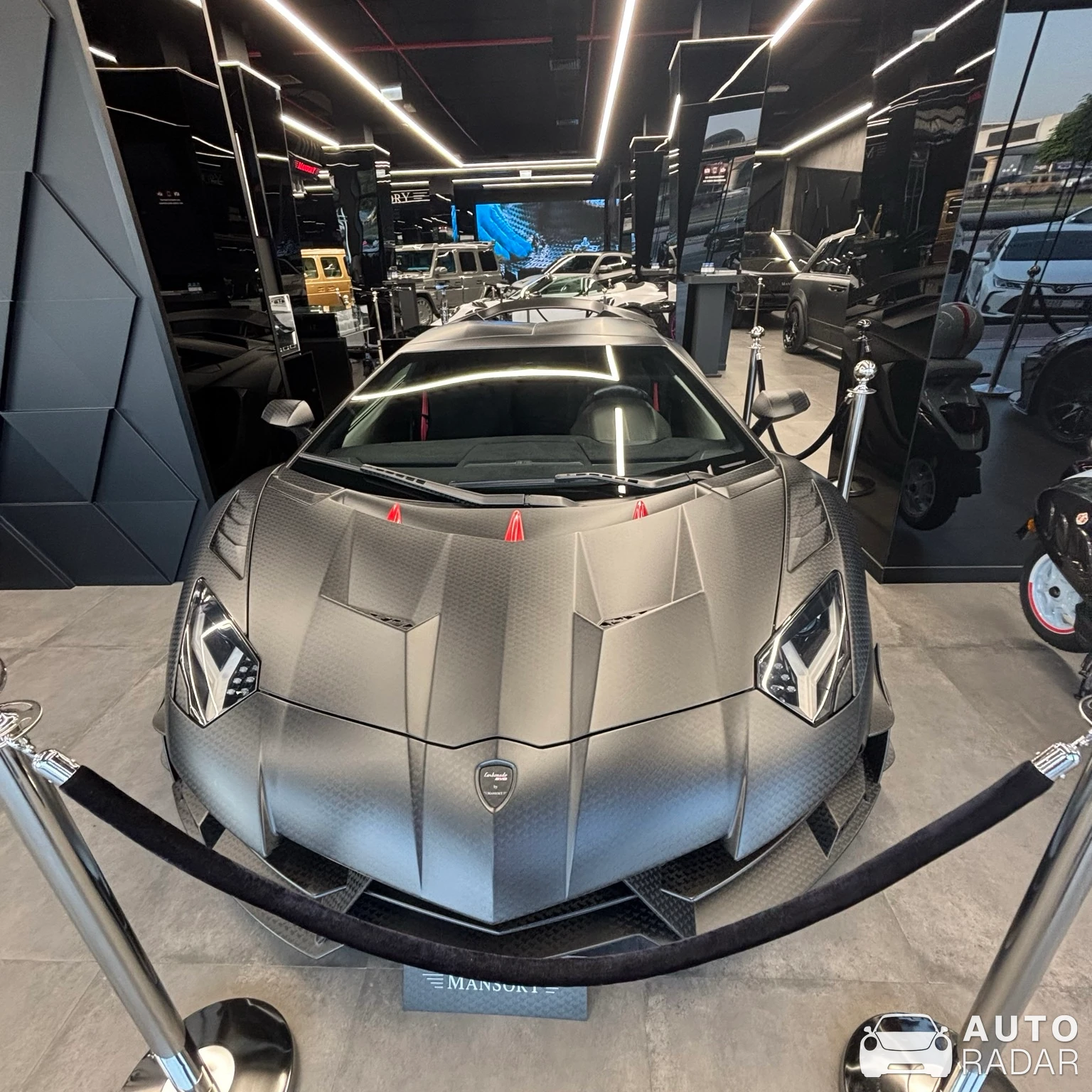 Lamborghini Aventador LP770-4 SVJ Mansory Carbonado Evo spotted in دبي