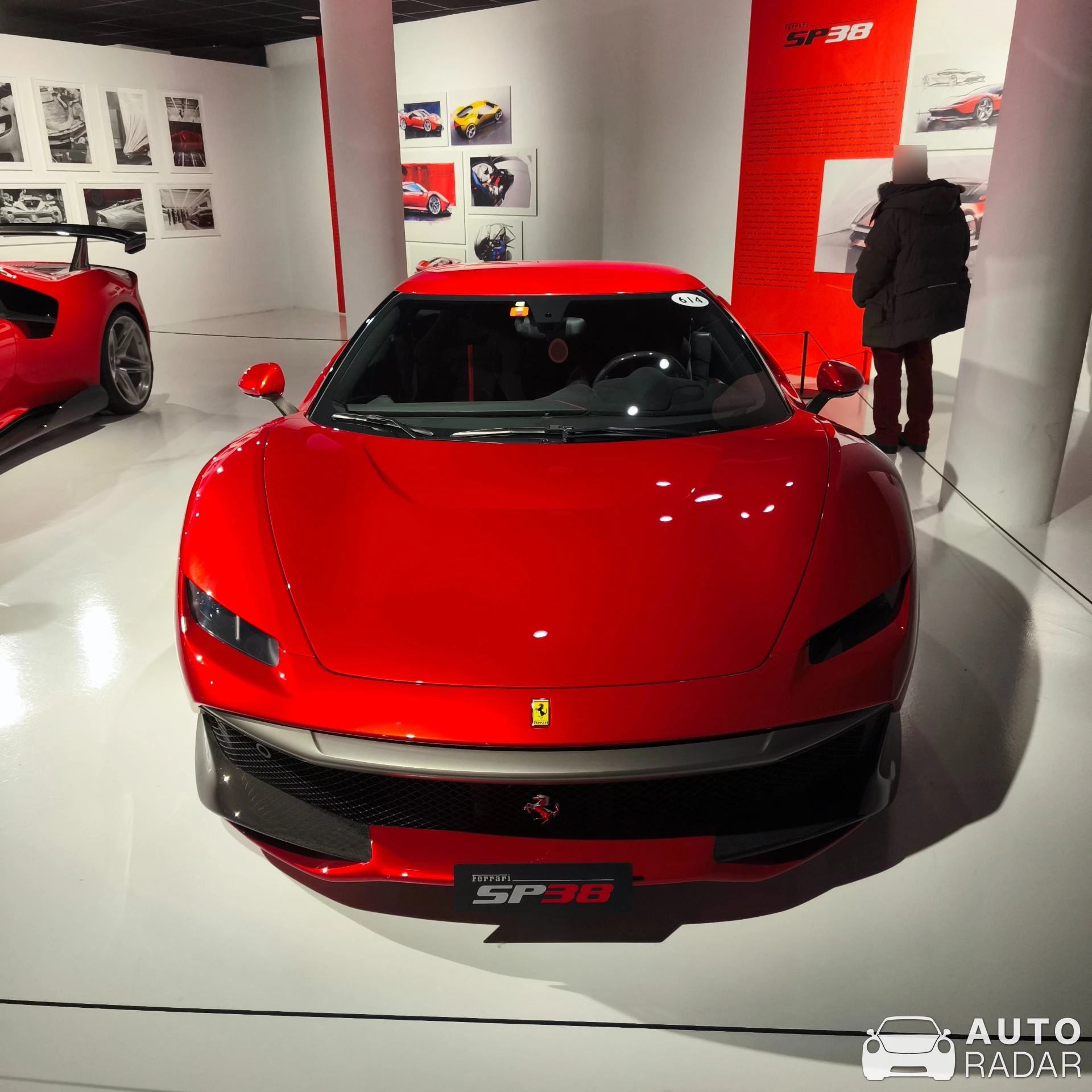 Ferrari SP30 spotted in Torino