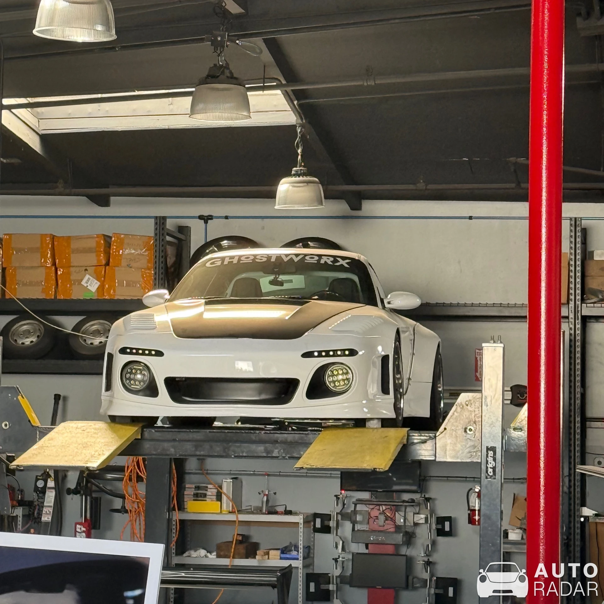 Porsche  997 VAD Design Slantnose spotted in Santa Ana