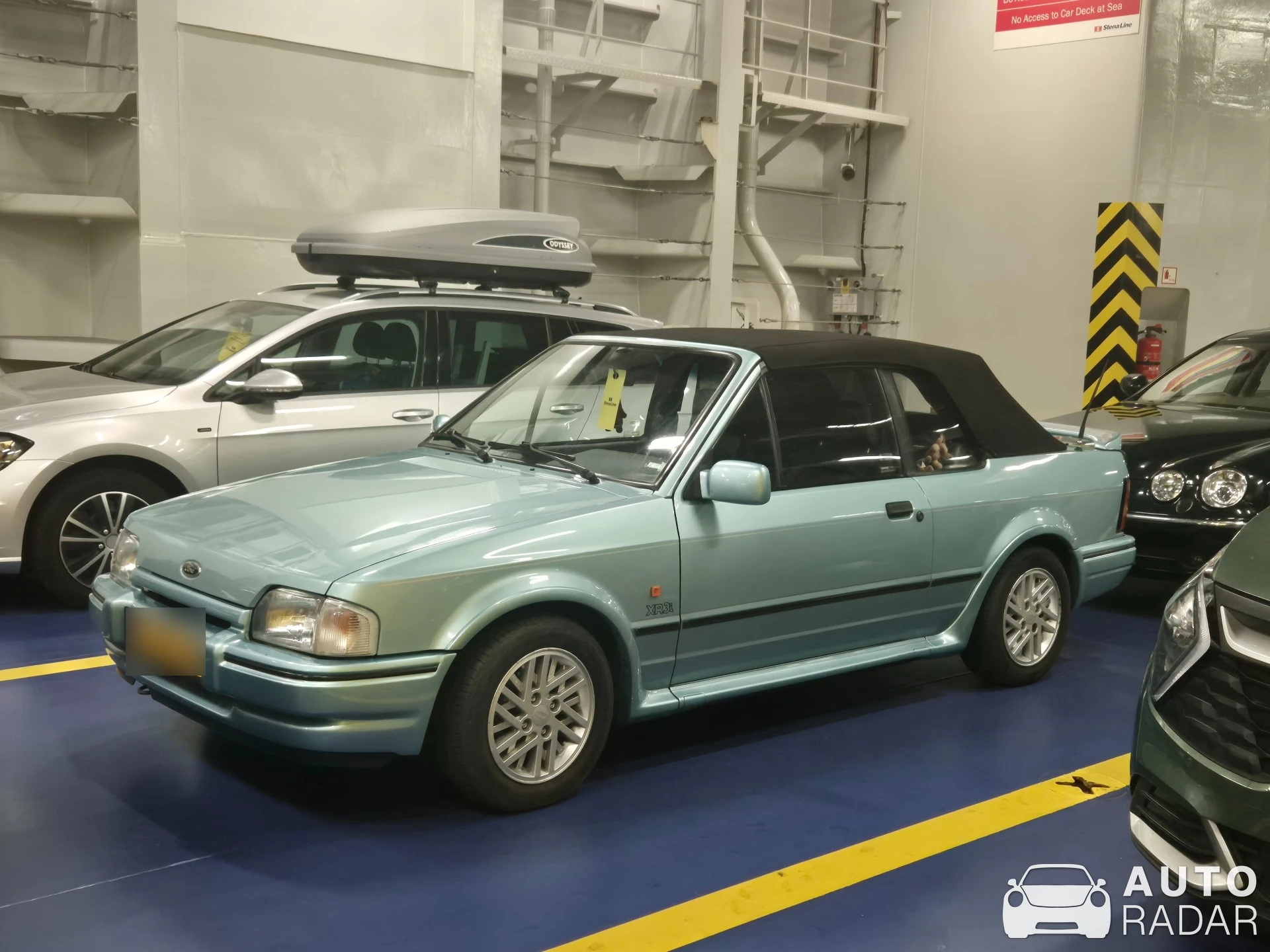 Ford Escort XR3i Cabriolet spotted in Harwich