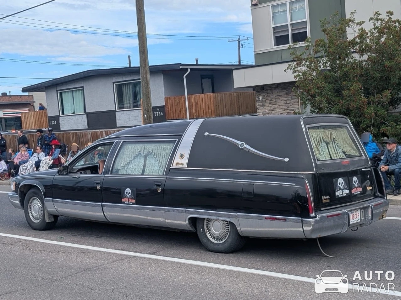 Cadillac Fleetwood Hearse spotted in Calgary
