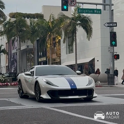 Ferrari 812 Competizione spotted in Beverly Hills, United States