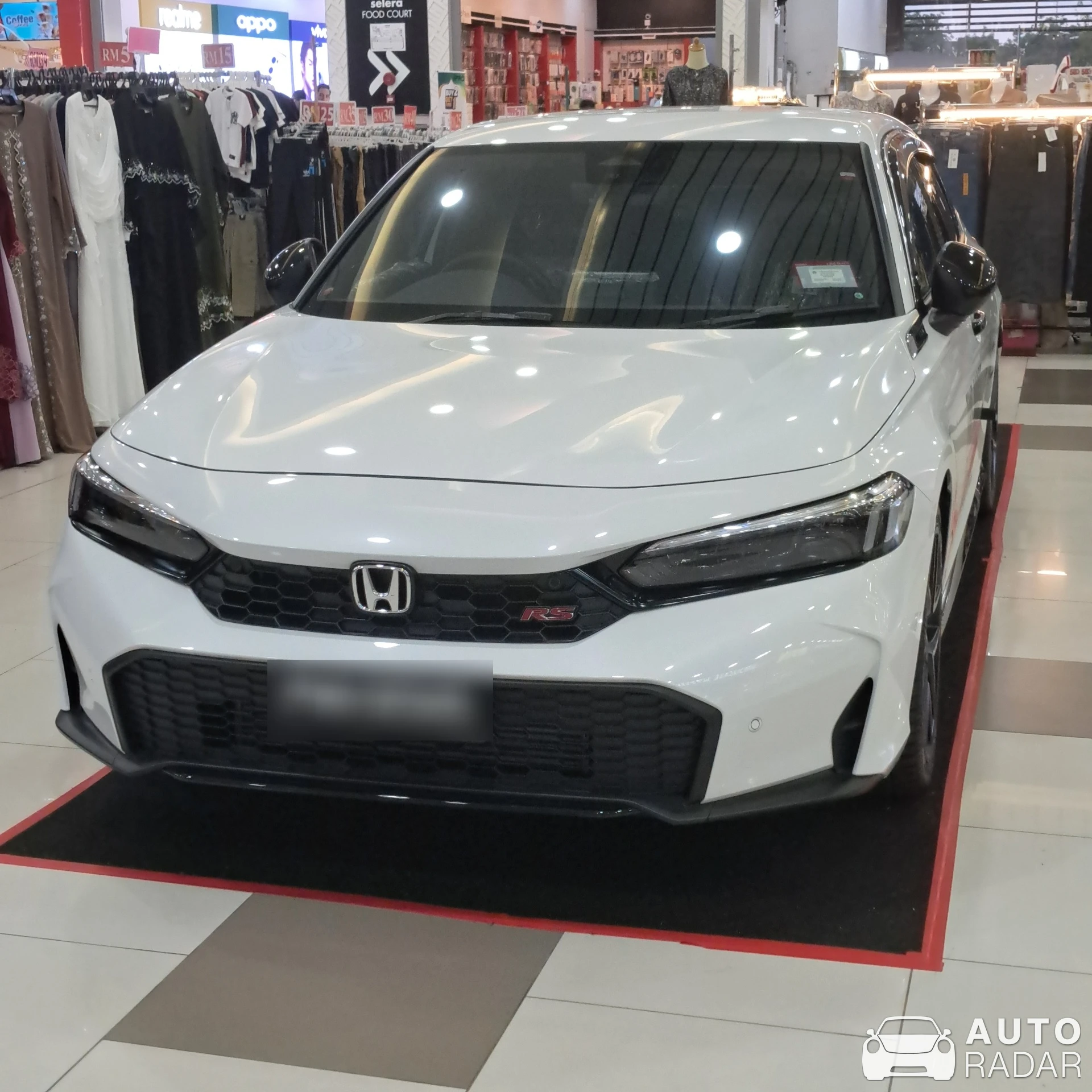 Honda Civic RS spotted in Kepala Batas
