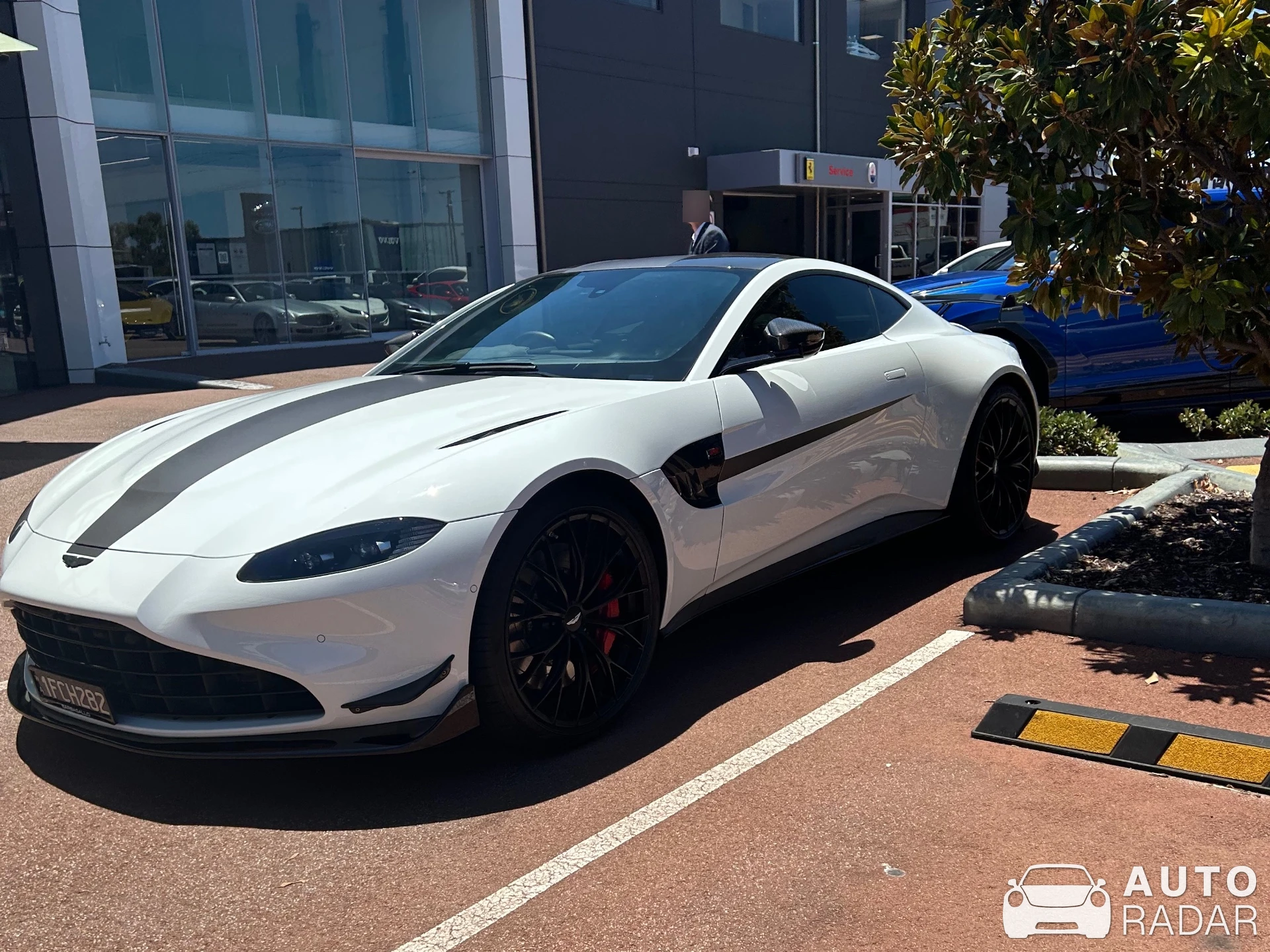Aston Martin V8 Vantage Formula 1 Edition spotted in Osborne Park, Australia
