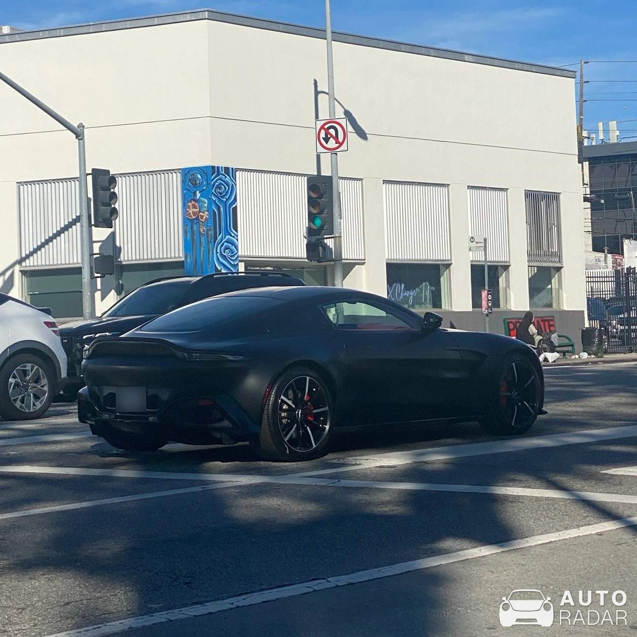Aston Martin V8 Vantage spotted in Los Angeles, United States