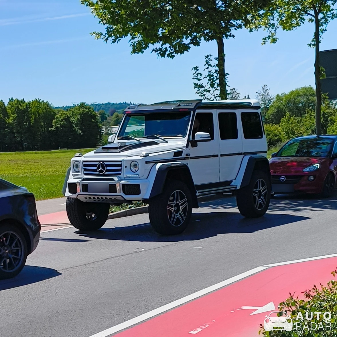 Mercedes-Benz G 500 4X4² spotted in Weingarten