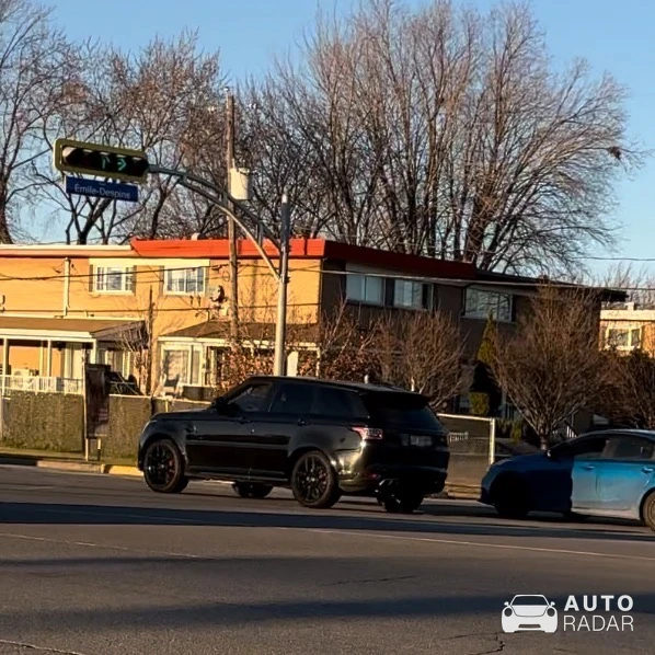 Land Rover Range Rover Sport SVR spotted in Charlemagne, Canada
