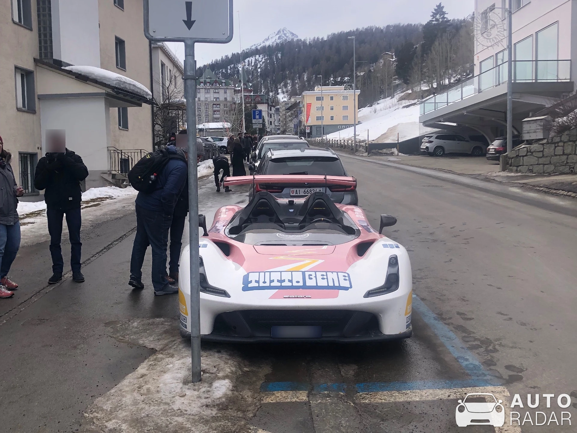 Dallara Stradale Barchetta D50 spotted in Sankt Moritz