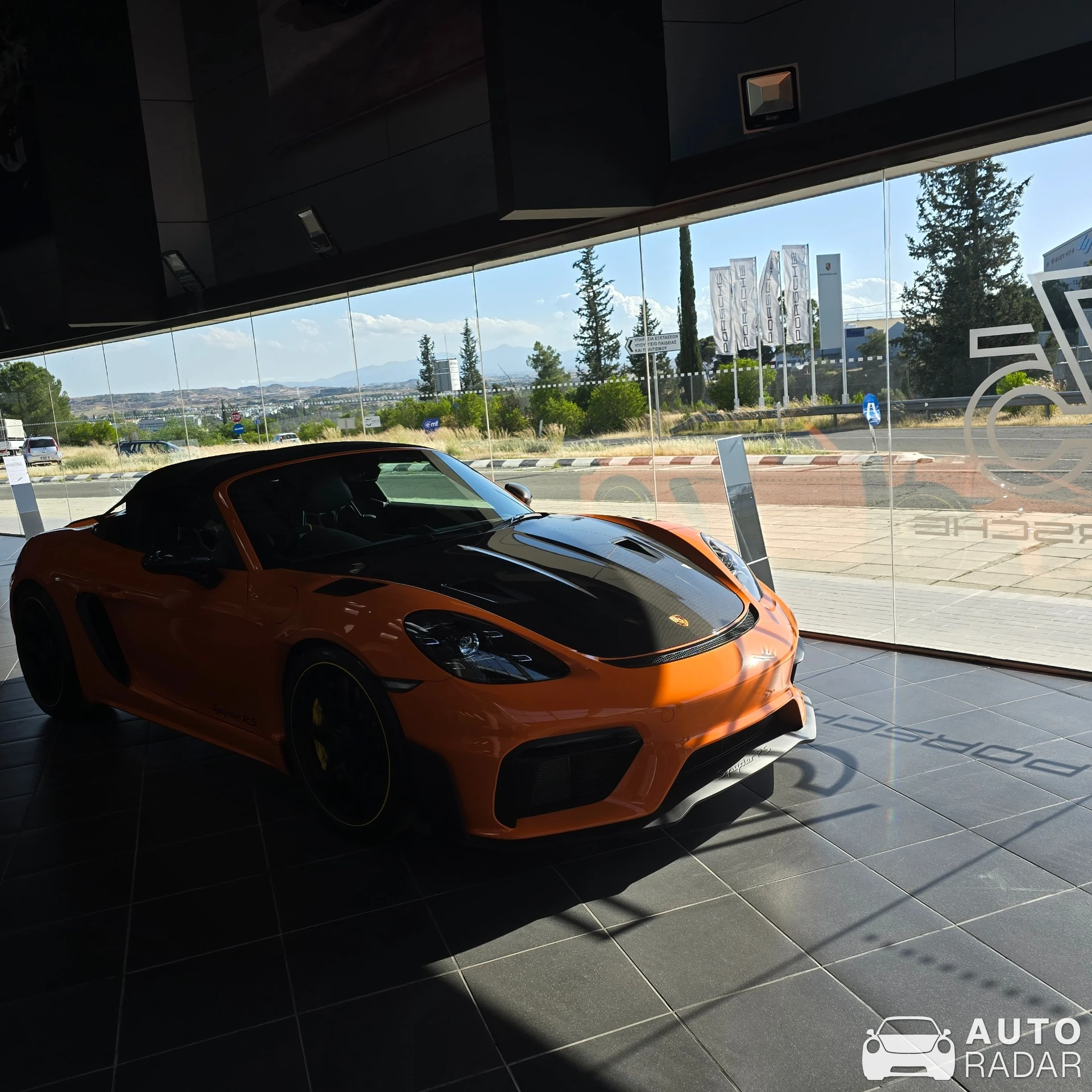 Porsche 718 Spyder RS spotted in Strovolos, Cyprus