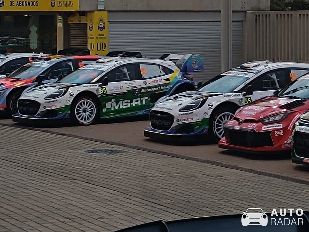 Ford Puma Rally1 spotted