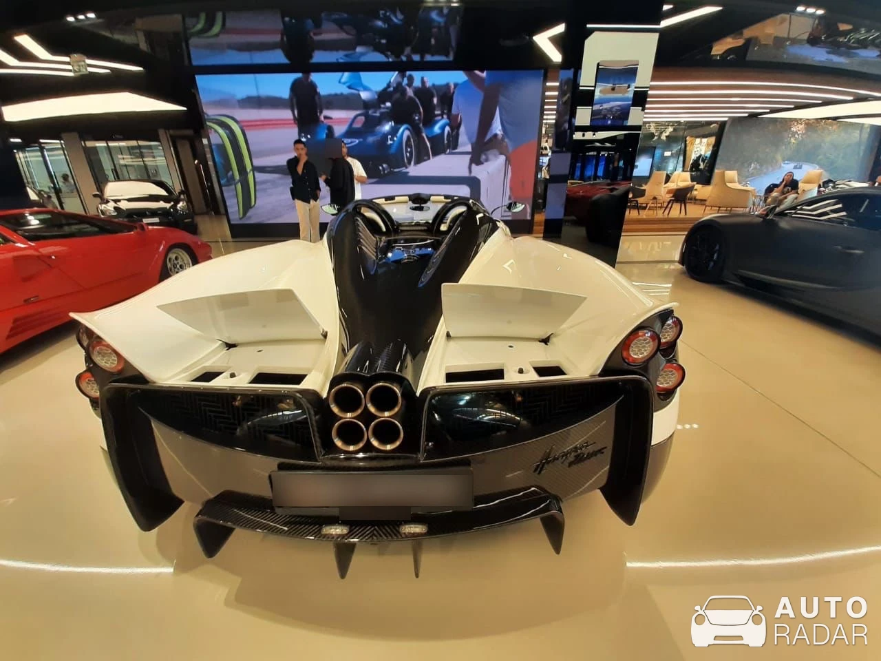 Pagani Huayra Roadster spotted in Dubai, United Arab Emirates
