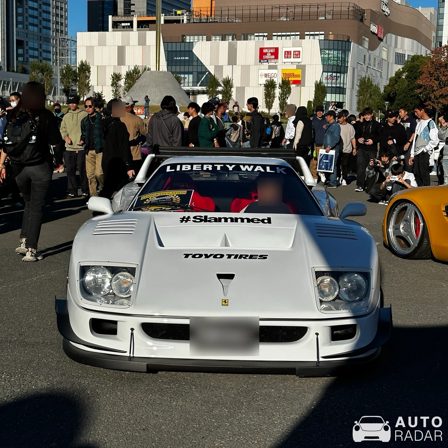 LB-Works Ferrari F40 spotted in Minato City, Japan