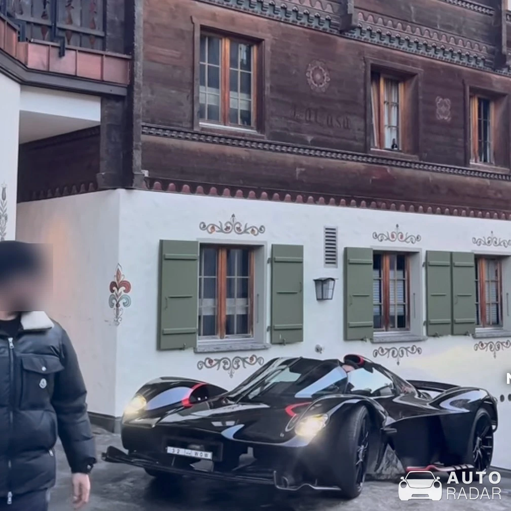 Aston Martin Valkyrie Spyder spotted in Sankt Moritz