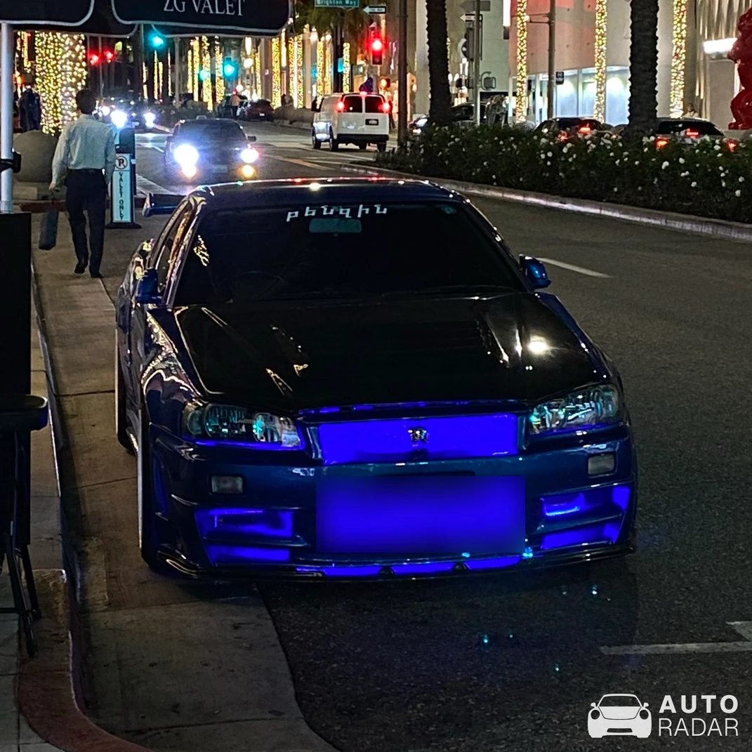 Nissan Skyline R34 GT-R V-Spec spotted in Beverly Hills, United States