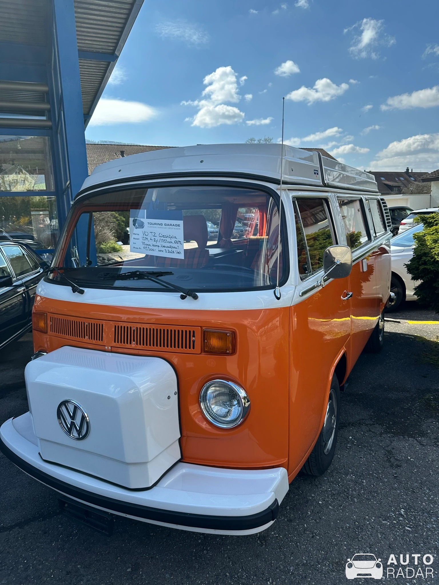 Volkswagen T2 Westfalia spotted in Oberweningen