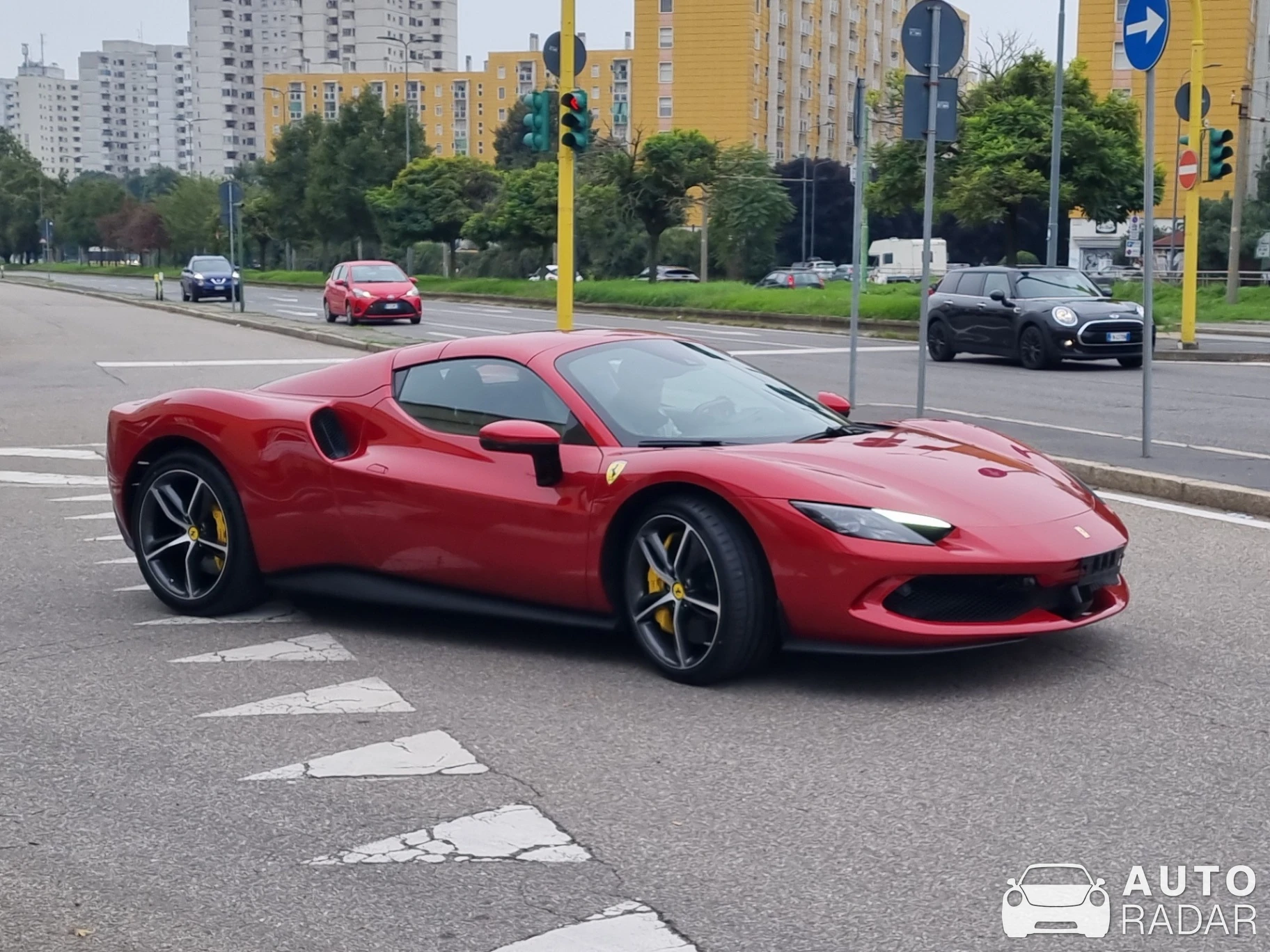 Ferrari 296 GTS spotted in Città metropolitana di Milano, Italia