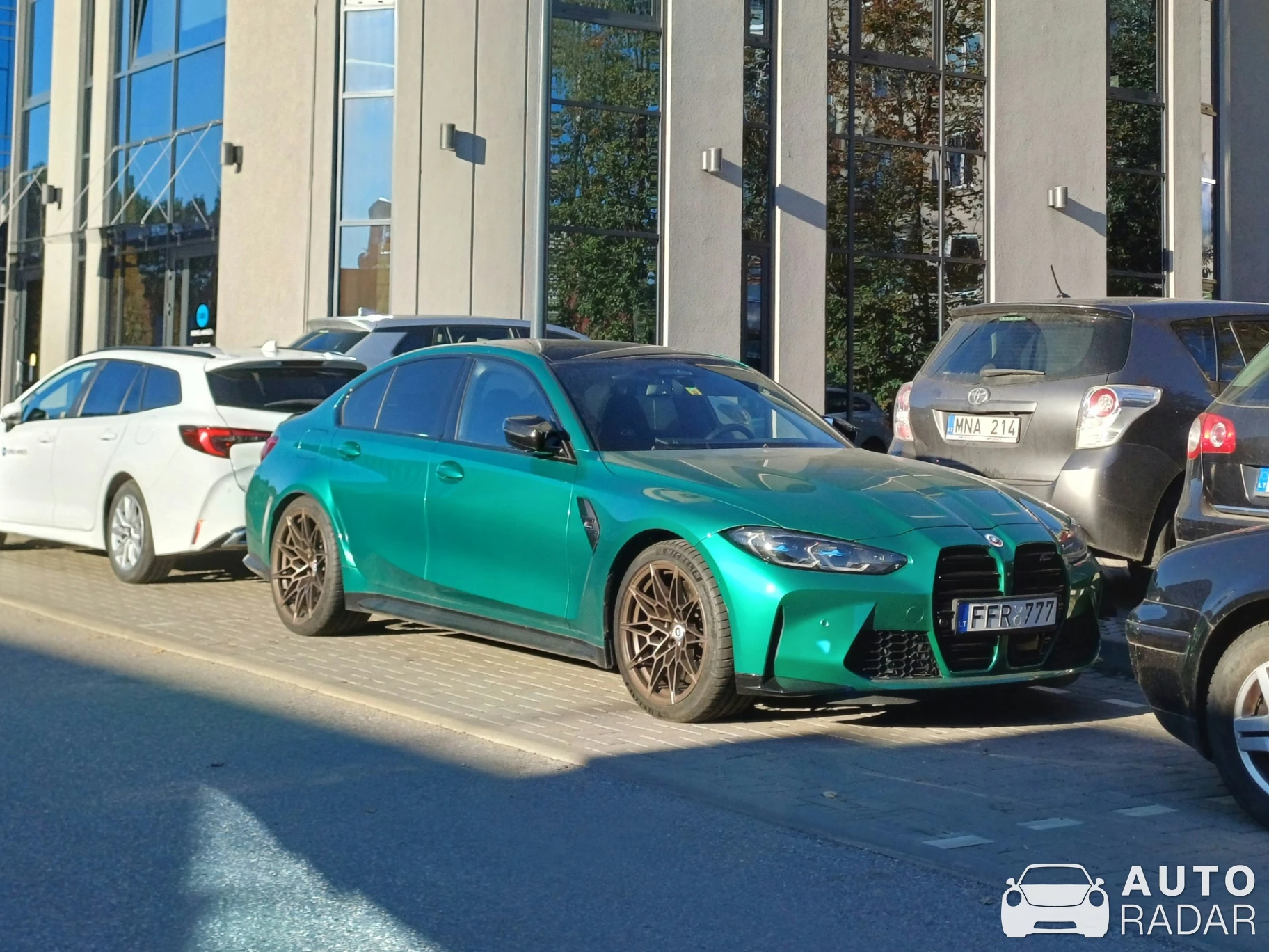BMW M3 G80 Sedan Competition spotted in Kaunas, Lithuania
