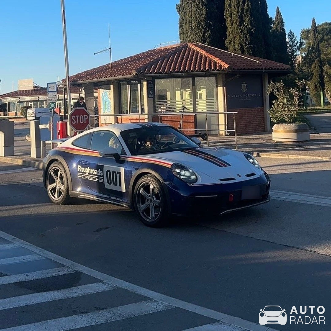 Porsche 992 Dakar spotted in Piran, Slovenia
