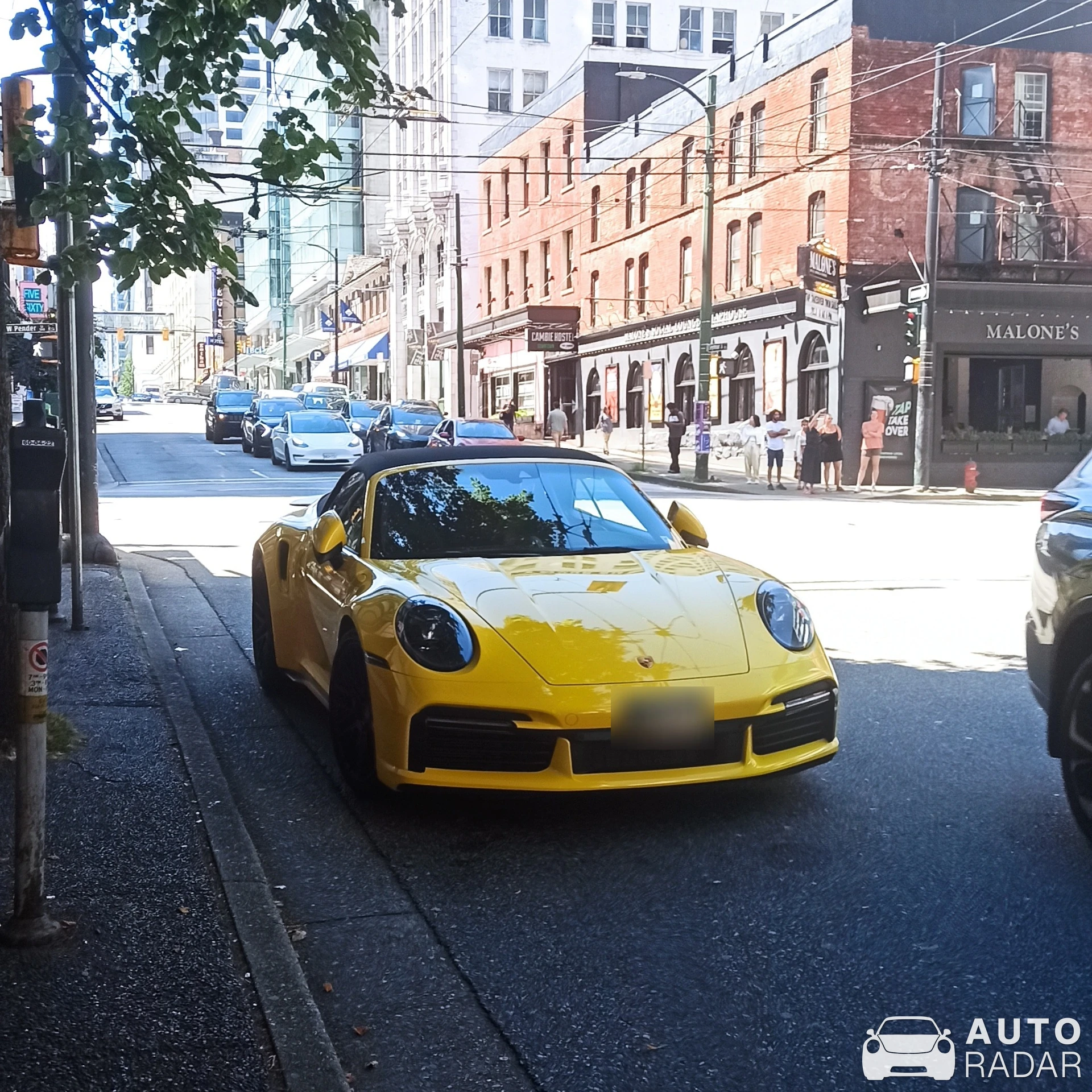 Porsche 992 Turbo Cabriolet MkI spotted in Vancouver, Canada