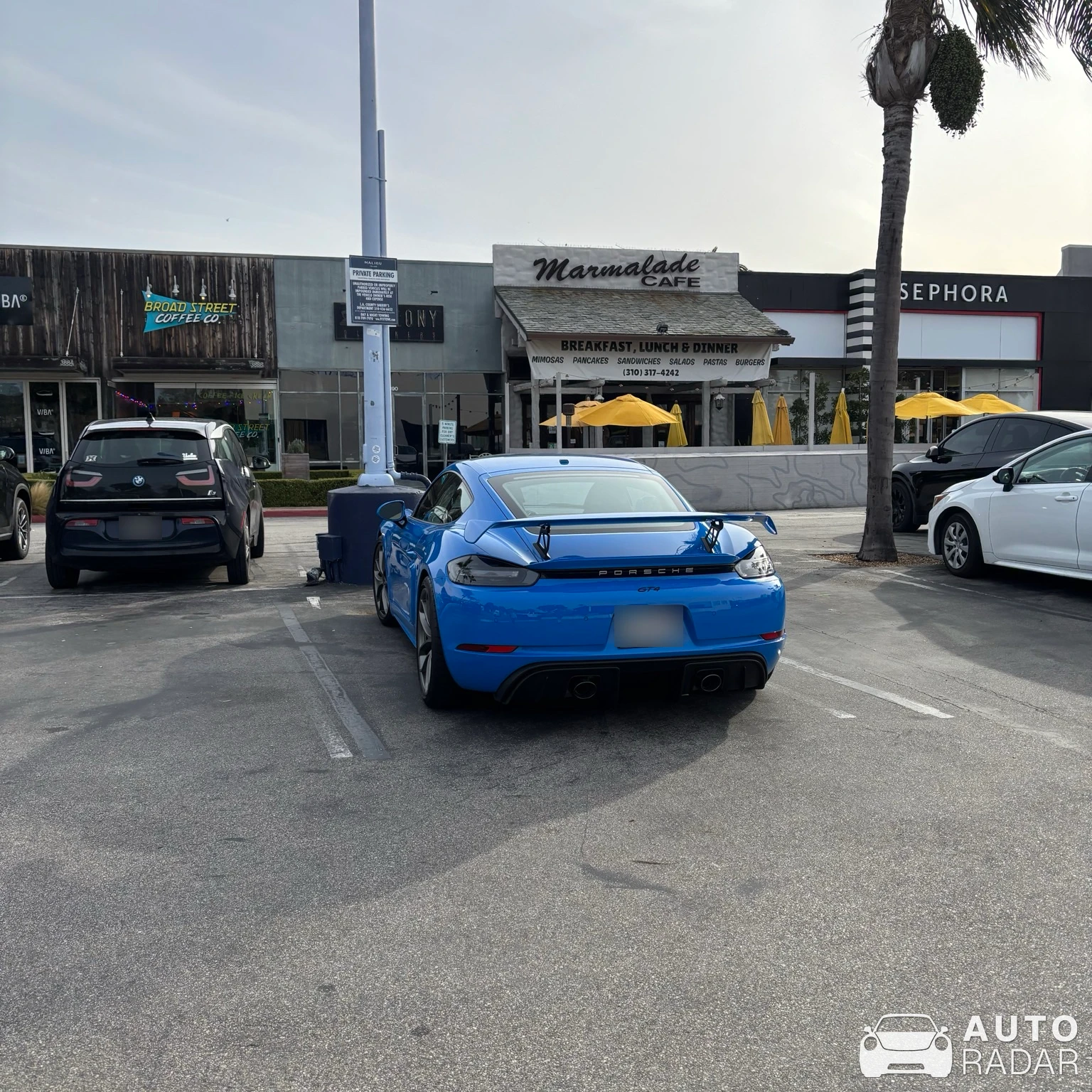 Porsche 718 Cayman GT4 spotted in Malibu, United States