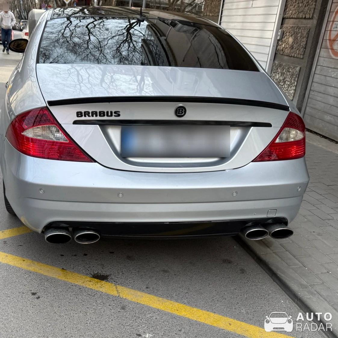 Mercedes-Benz Brabus CLS 63 AMG C219 spotted in Varna