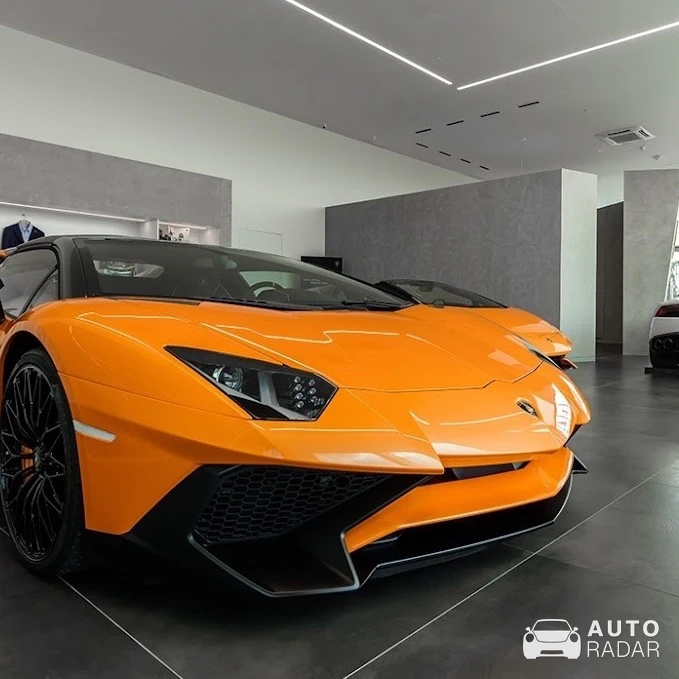 Lamborghini Aventador LP750-4 SuperVeloce Roadster spotted in Warszawa, Poland
