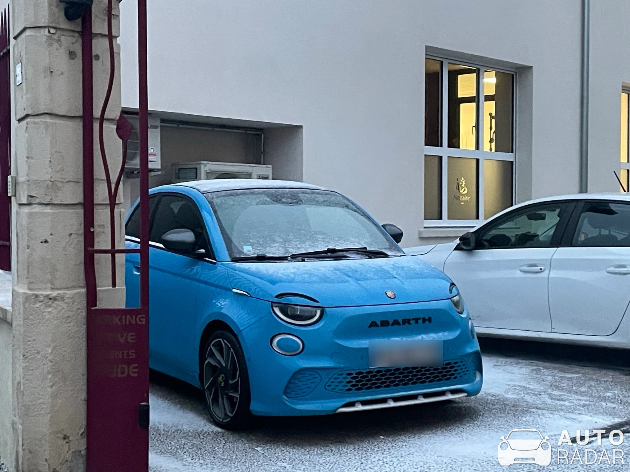 Abarth 500e spotted in Toul, France